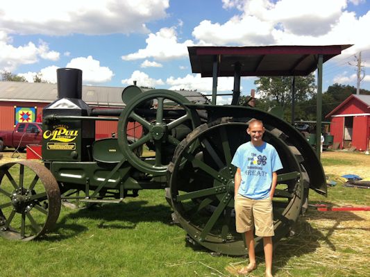 Donald Schepers enjoying the State Fair