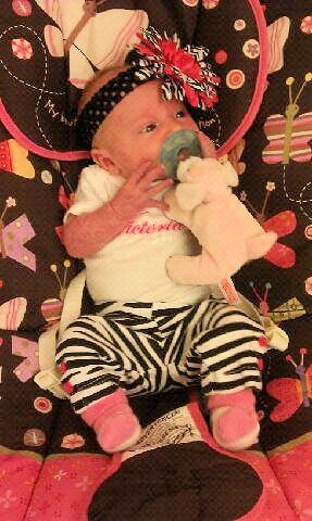 Victoria Grace Victoria Grace Voegerl was born August 20. She was 7 lbs 8 oz and 19 1/2 inches.