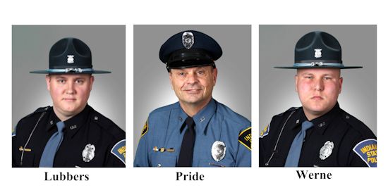 Three troopers honored