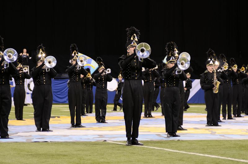 Jasper performing horns