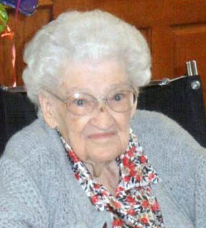 Florence Elizabeth Walls, age 101