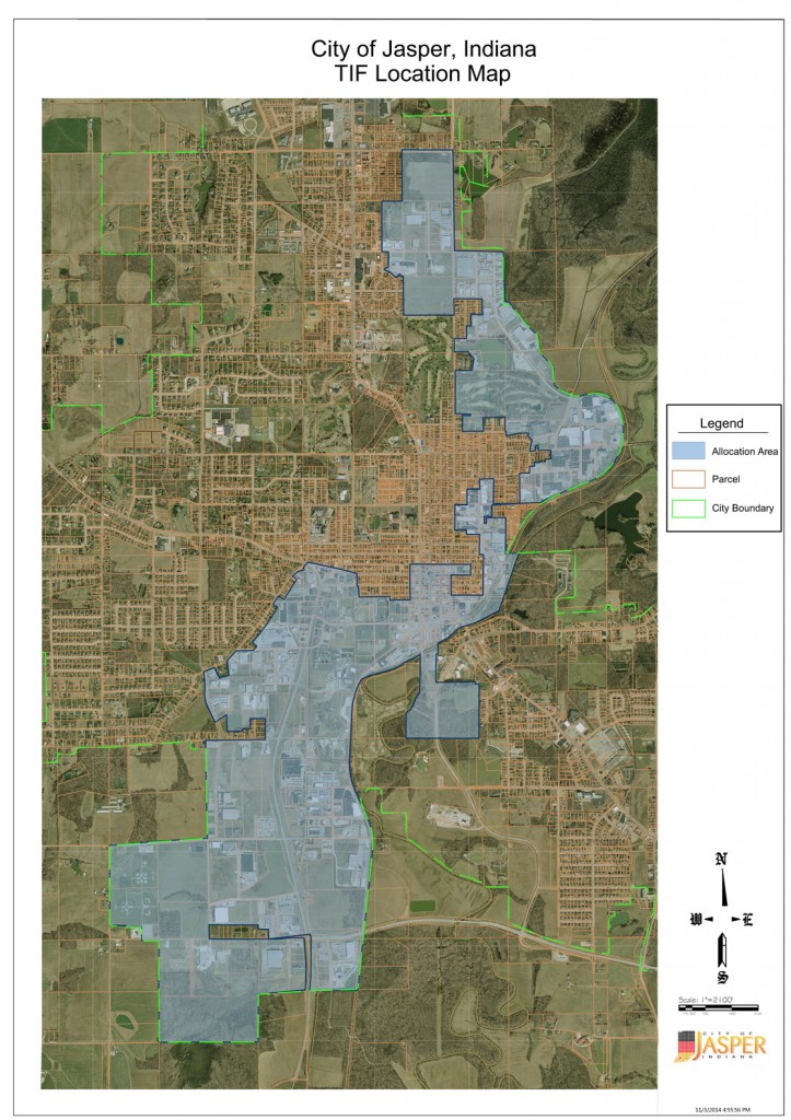 New tax increment finance district. (Click to expand)