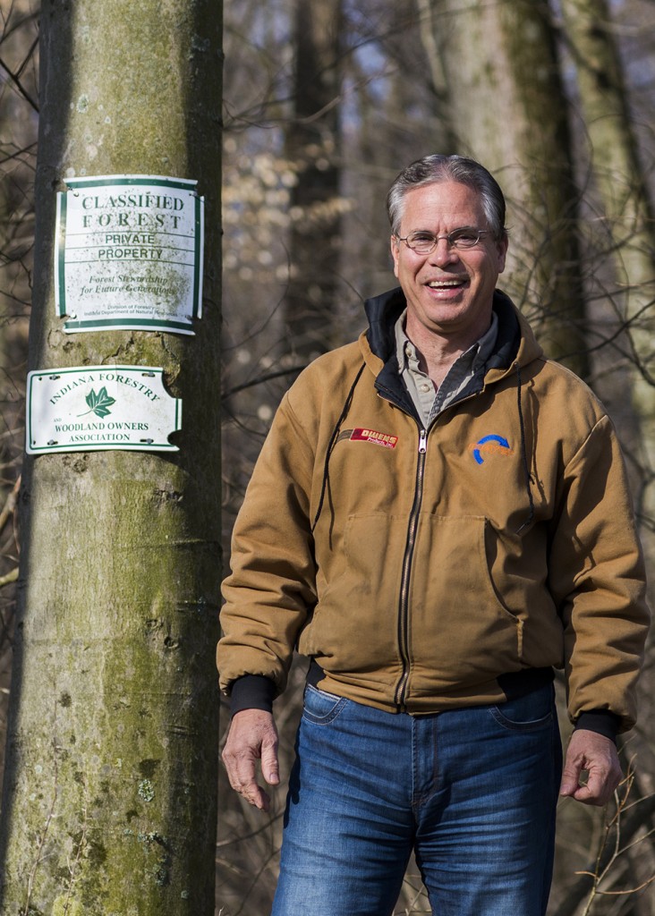 State Rep. Mike Braun is a long-time forester and has planted thousands of trees on properties throughout Dubois and Crawford counties. 