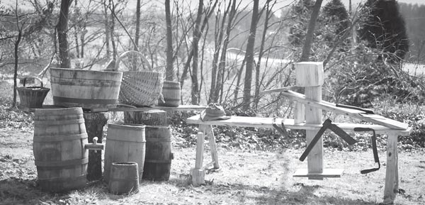 Randy Mathies will bring a variety of items to display at Ferdinand Day at the Museum this Sunday, February 22. His great-grandfather, Ferdinand’s cooper from 1875 to the 1900s, was born at sea. ??Photo by Brittney Lundy