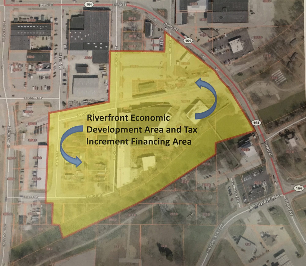 Jasper Riverfront TIF. Click to expand.