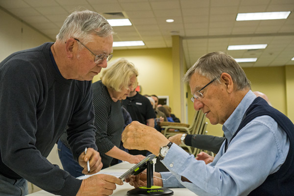 Larry Feldmeyer checked Joe McLemore in so he could vote in the primary. 