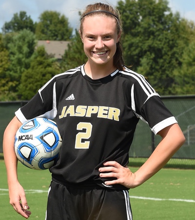 Olivia Ruckriegel is using her love of soccer and passion for missions to raise money to purchase land for an orphanage in Uganda. Photo by Brett Astrike