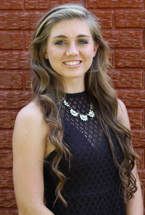 Lauren Meyer is the 17-year-old daughter of Bob and Eileen Meyer of Huntingburg. She is a senior at Southridge High School where she is a member of cross country, track, swimming, BPA, FCA, NHS, SADD, Freshman Mentors, PEP, Spirit Club, Natural Helpers, and is President of Student Council. She is also a member of St. Mary’s Youth Group. She plans to attend the University of Evansville. She is sponsored by Love Excavating.