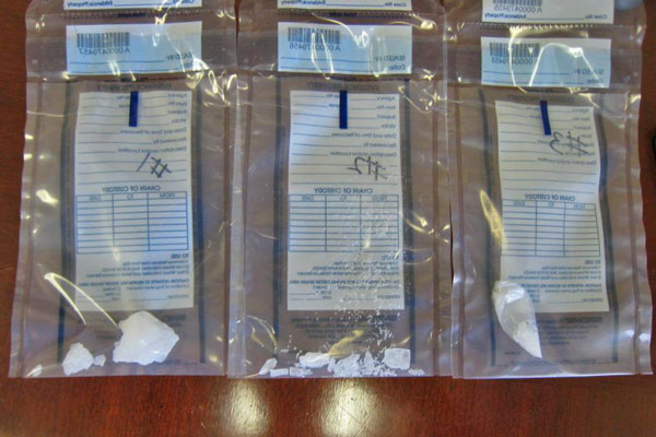 Officers found over 10 grams of methamphetamine.