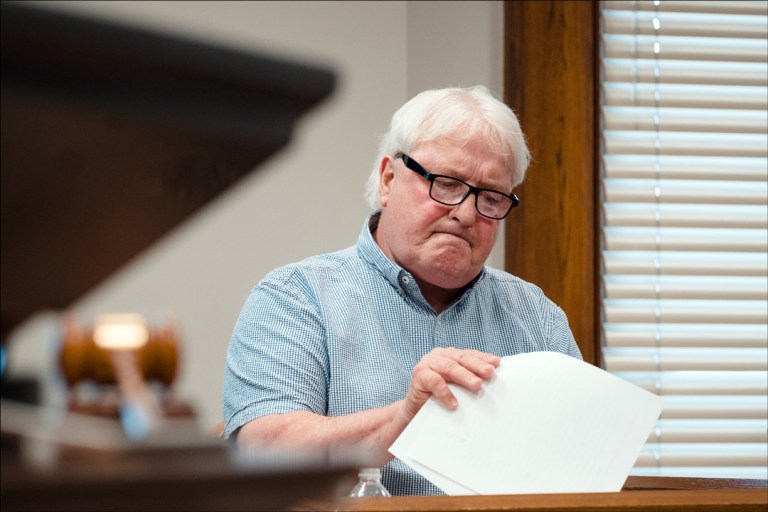 Judge Verkamp arranges survey work on Pfister property