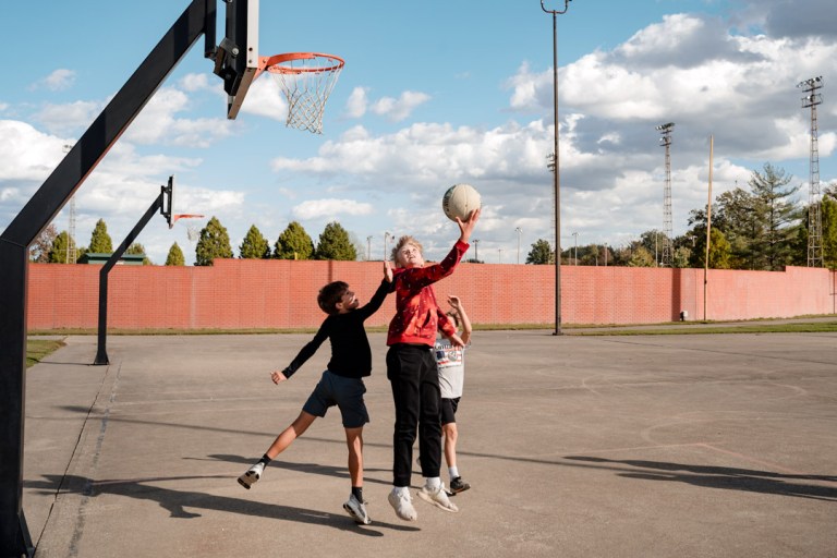 Basketball in the park