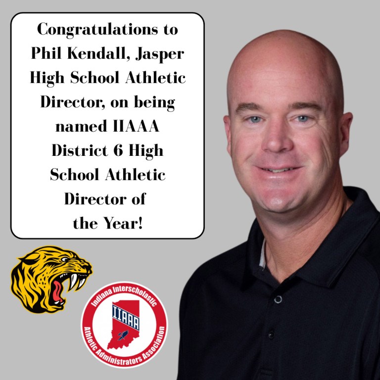 Jasper High School’s Phil Kendall Named IIAAA District 6 High School Athletic Director of the Year