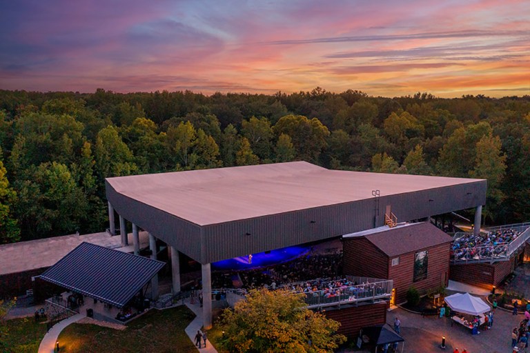 Dubois County construction company recognized for Lincoln Amphitheatre expansion work