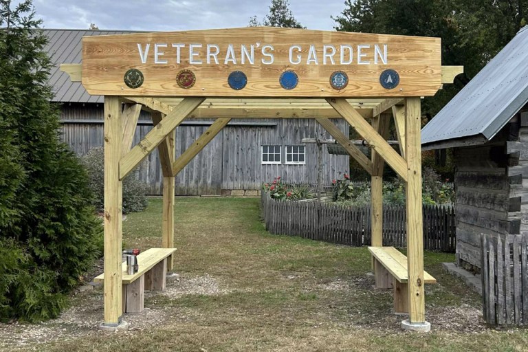 Public can honor veterans by adding their dogtags to new entrance to Veteran’s Garden