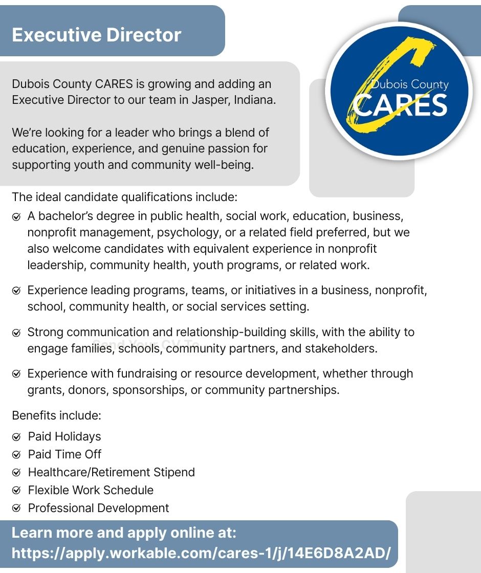 Dubois County CARES seeking Executive Director