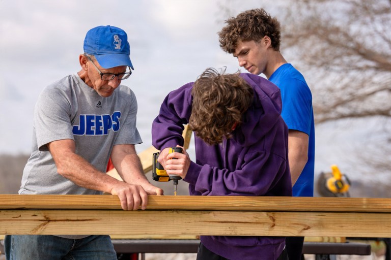 NE Dubois students build more than a fence at Patoka Lake