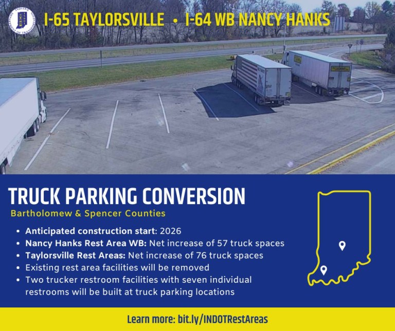 Updated: Eastbound Nancy Hanks Rest Area closed permanently; westbound to be renovated