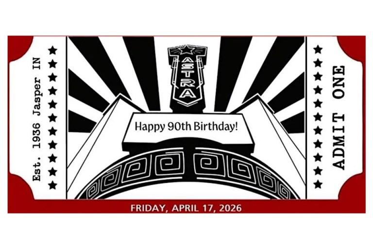 The Next Act announces a 90th Birthday Celebration of the historic Astra Theatre on Friday, April 17