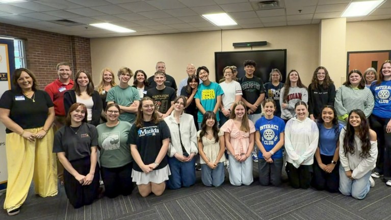 Jasper High School Interact Club and Rotary Club of Dubois County