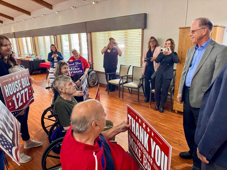 Timbers of Jasper hosts Gov. Braun ceremonial signing of Medicaid reform bill