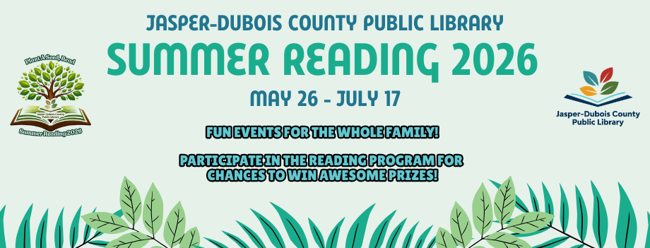 Jasper-Dubois County Public Library announces 2026 Summer Reading Program