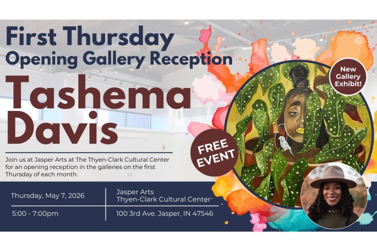Tashema Davis Exhibit at Thyen-Clark Cultural Center beginning May 7