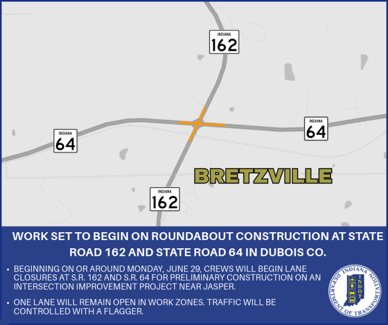 Bretzville Junction roundabout work to begin June 29