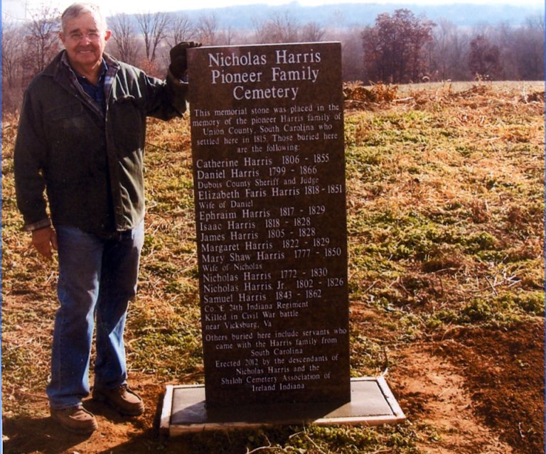The nearly lost Nicholas Harris Cemetery