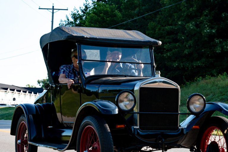 Model T club visits Dubois County