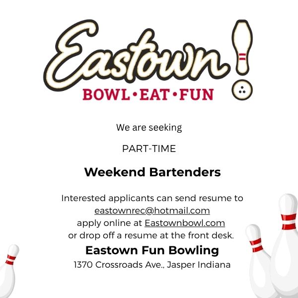 Eastown Bowling seeking Bartender