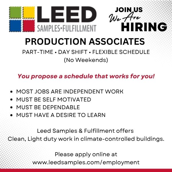 LEED Samples hiring Production