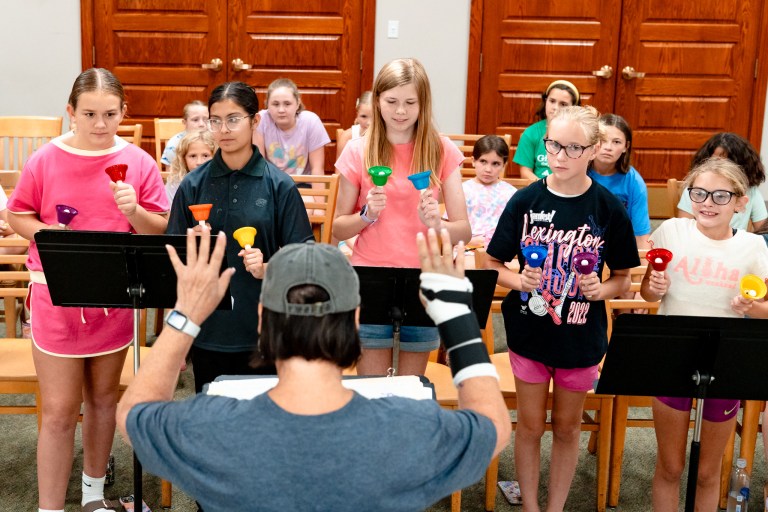 Kinderchor practice