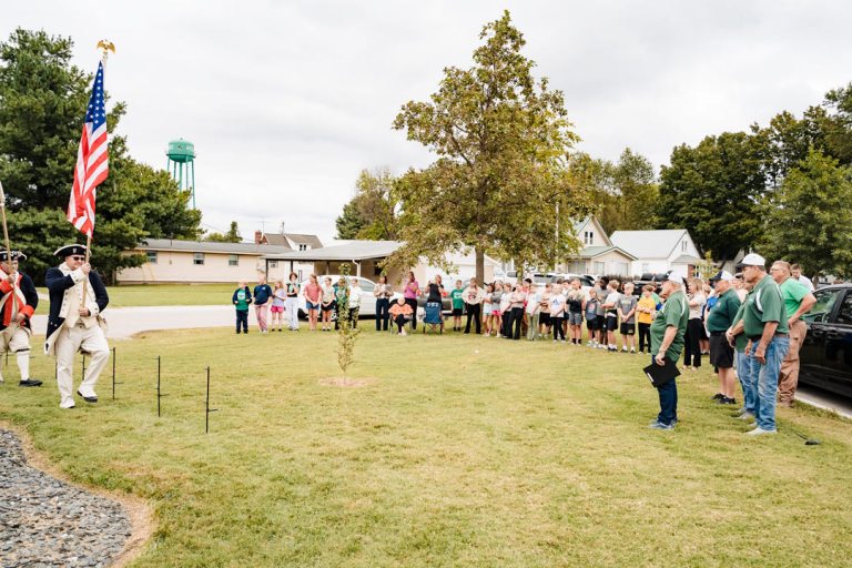 Ireland Lions Club donates special Liberty Tree to Ireland Elementary